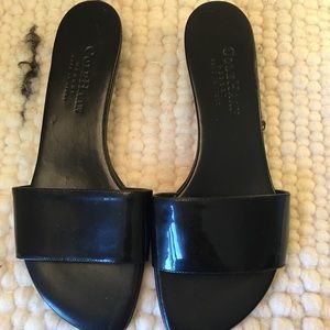 Cole Haan Italian leather slides like new 6.5